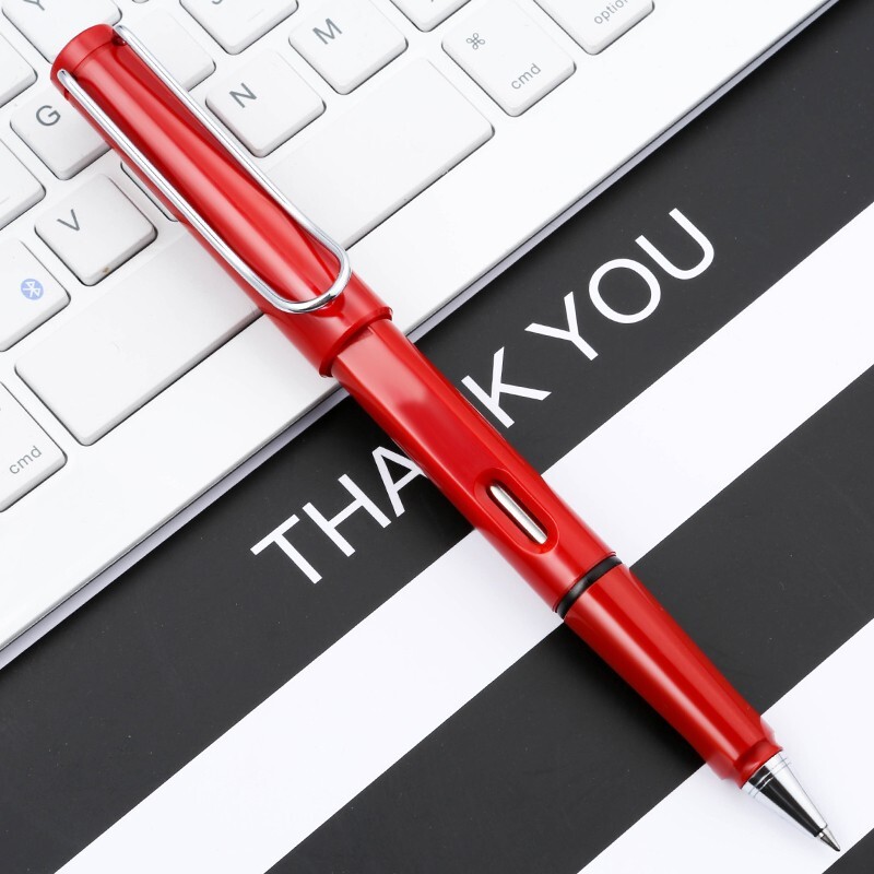 Rollerball Pen, 0.5mm Tip, Red Barrel, Fashion Style, Pocket Clip, Light&Quality