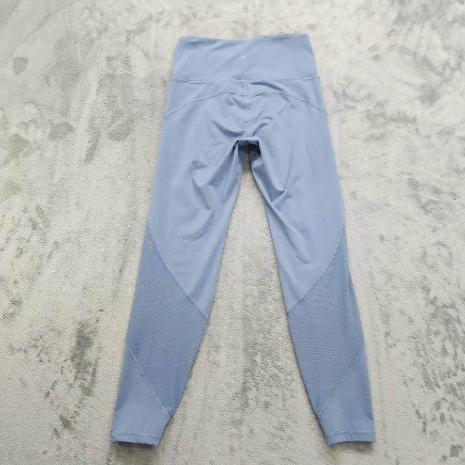 Old Navy Leggings Womens S Blue High Rise Elevate Go-Dry Mesh Paneled Workout - Image 3 of 4