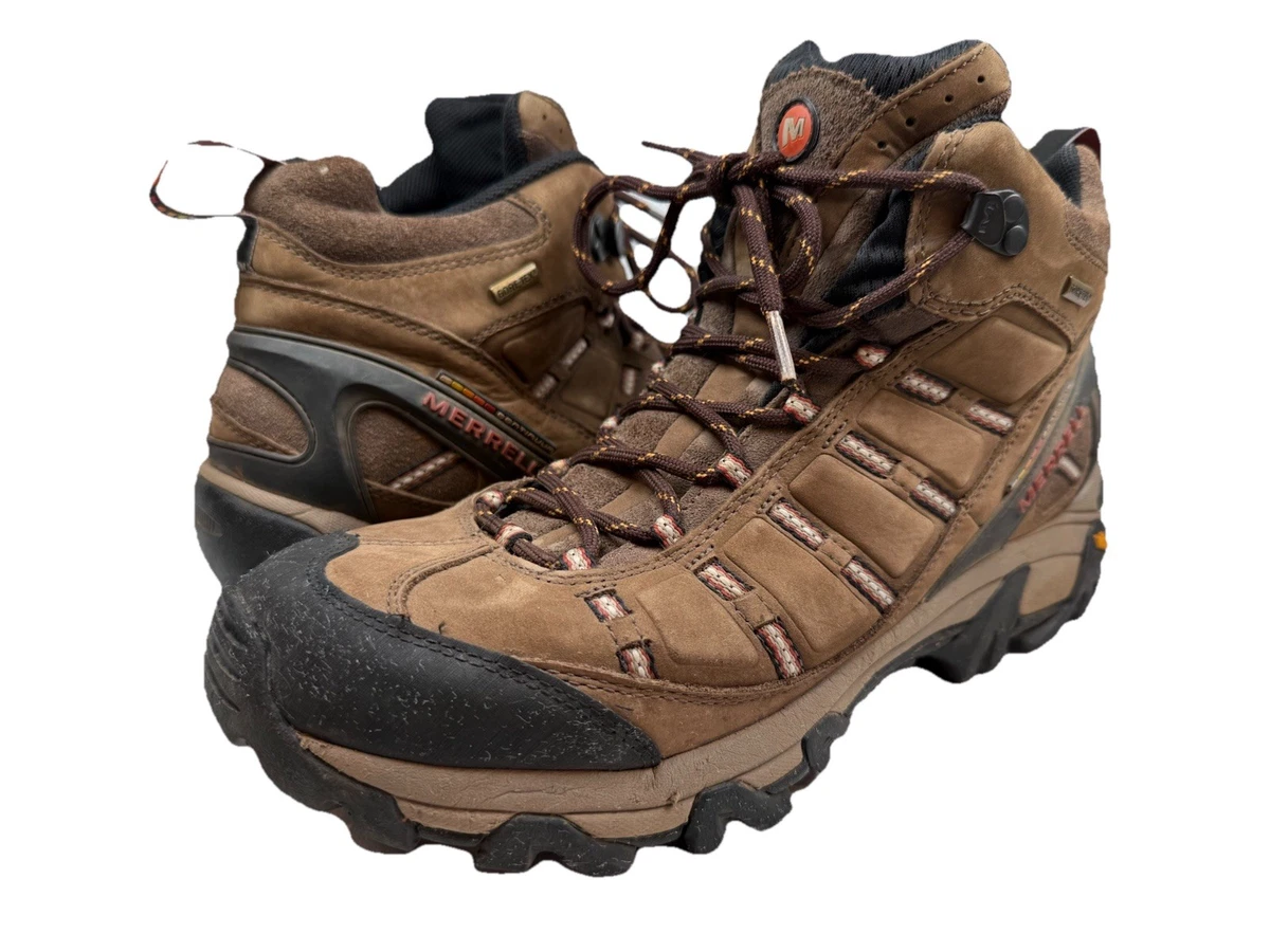Men\'s Merrell Earth Lace Up Boots Brown Suede 11.5 MERRELL MOAB ADVENTURE LACE WP OXFORD DARK EARTH - MENS  main image 2