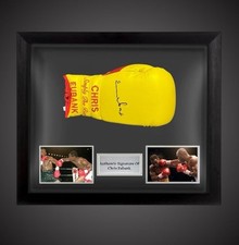 Chris Eubank Hand Signed Boxing Glove With COA In A Dome Frame £225