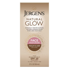 Jergens Natural Glow SPF 20 Daily Face Moisturizer - 2oz Medium Deep - 11/26