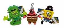 SPONGEBOB SQUAREPANTS Bikini Bottom Movie 6" Glow Pals Plush Set of 3 NWT