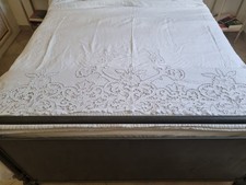 Magnifique Drap Ancien en Lin