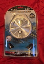 Coby CX-CD484 CD Player AM/FM Stereo 45 Sec Anti-Skip NEW Sealed w/ Headphones