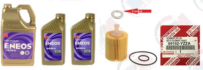 GENUINE Oil Filter 04152-YZZA3 + 7QTS. ENEOS 0w-20 Oil for Lexus GS350 IS350