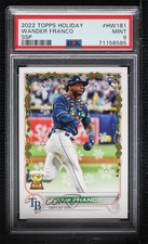 2022 Topps Holiday Mega Box Variation Wander Franco #HW181 PSA 9 MINT 0ly5