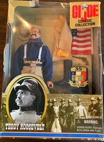 GI Joe Classic Collection Lieutenant Colonel Teddy Roosevelt Action Figure, NIB