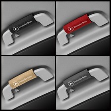 Suede Leather Car Roof Sunroof Handle Cover Trim Protective For Mercedes Benz