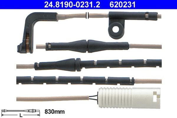 ATE Warnkontakt Bremsbelagverschleiss Hinten Passend FüR BMW 7ER E65 E66 E67-image