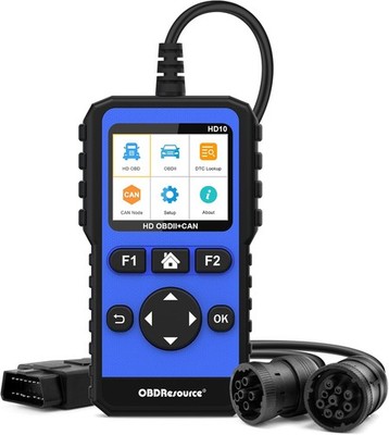 Heavy Duty Truck 2 in 1 OBD2 Scanner Diagnostic Tool For 12-24V Car Code Reader