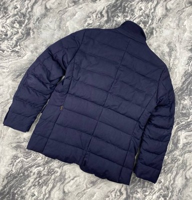 Moncler Rodin Wool Down Jacket Men Size L Blue | eBay
