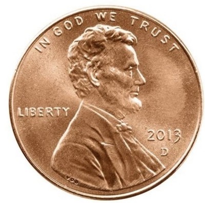 2013 D Lincoln Penny/Cent. BU , Uncirculated (1 Coin)