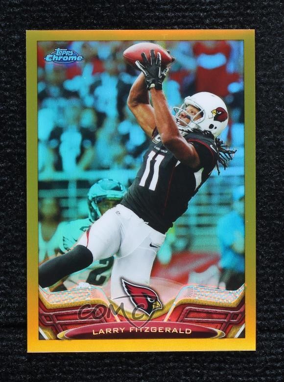 2013 Topps Chrome Gold Refractor 43/50 Larry Fitzgerald #2