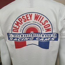 Vintage GASSER/DRAG/NASCAR/SPRINT/MIDGET RACE T-shirt DEMPSEY WILSON RACE CAMS