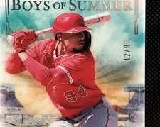 CHRISTIAN MOORE 2025 BOYS OF SUMMER BASEBALL BLUE LOS ANGELES /99 Q3120