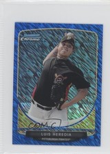 2013 Bowman Cream of the Crop Chrome Mini Refractor Blue Wave Luis Heredia 3k7