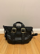 Vintage Black Leather Handbag