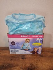 NEW Infant Disney Frozen Princess Elsa Pretend Play Dress Up Costume 12-18 Month