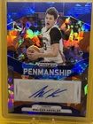 WALKER KESSLER Auburn 2024 Panini Prizm Draft Picks BLUE ICE AUTO # 72/75