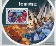 Briefmarken Dschibuti 2018 Mi Block 1243 (kompl. Ausgabe) postfrisch Dinosaurier