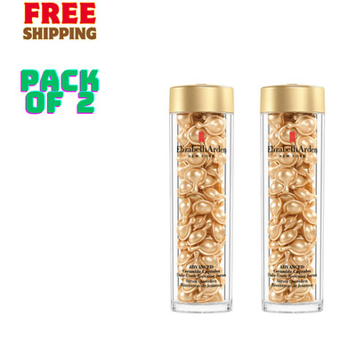 Elizabeth Arden Advanced Ceramide Youth Restoring Serum 90 Capsules 1.41oz 2Pack