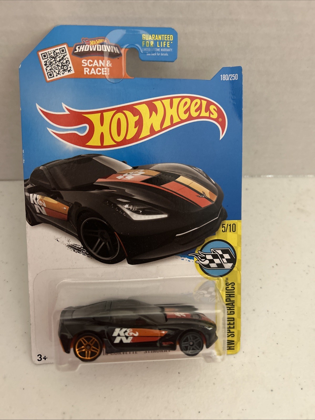 Hot Wheels 2015 HW Speed Graphics #5/10 '14 Corvette Stingray #180/250