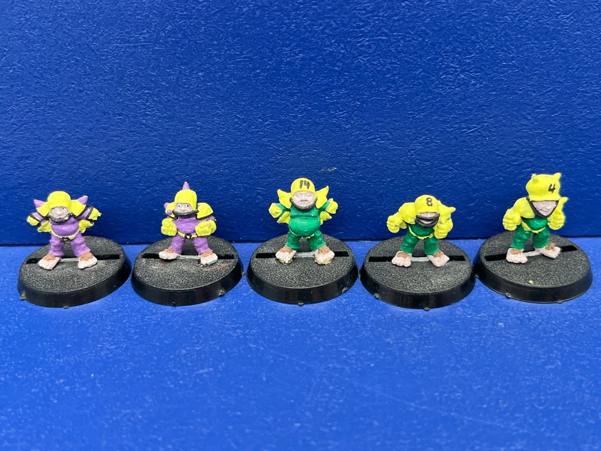 RAR! 5 Halfling Players für Blood Bowl 2nd Edition METALL 4