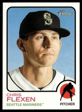 2022 Topps Heritage Chris Flexen Seattle Mariners #94