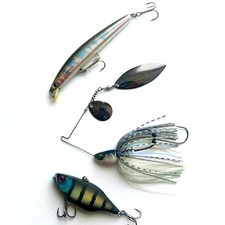 Steez spinnerbait 1/2oz TD Minnow SP bonus ibration 12g