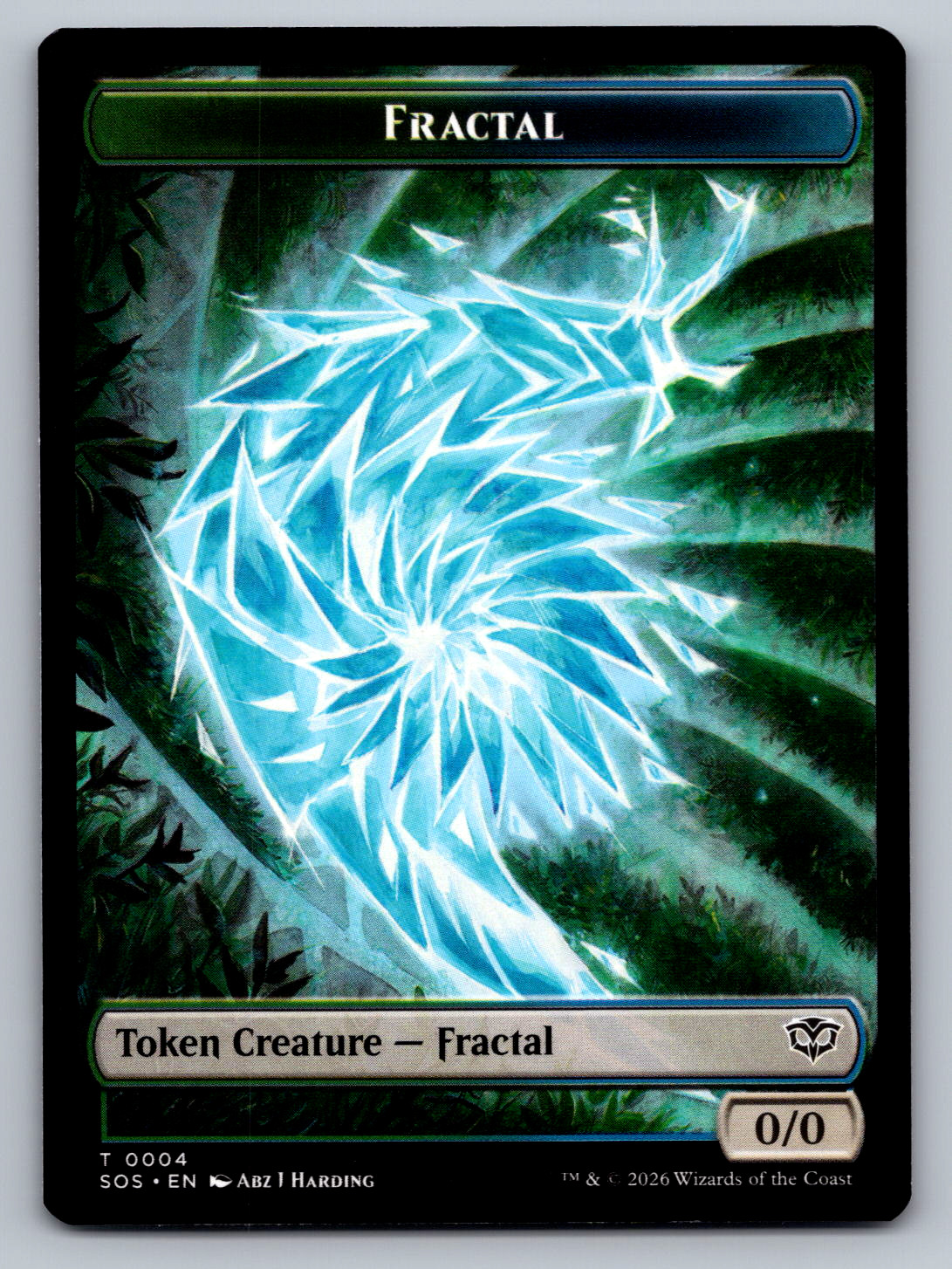 Fractal T 0004 // Spirit T 0010 Secrets of Strixhaven Regular