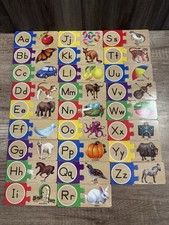 Melissa Doug Wooden Alphabet Letter and Picture Puzzle set 2-6 years complete
