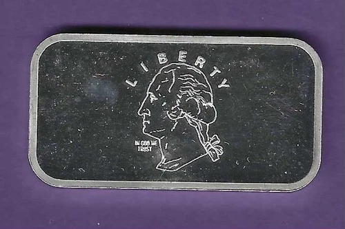 WASHINGTON QUARTER .999 SILVER ART BAR