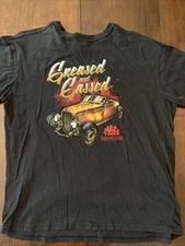 Mac Tools Graphic T-Shirt XL Custom Tools “Greased And Gassed” W/ Bottle Opener