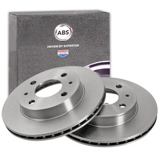 2x A.B.S. BREMSSCHEIBEN 232mm VORNE passend für NISSAN ALMERA