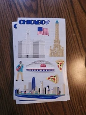 Chicago Stickers Destinations From Mrs. Grossman's Paper Company 2002