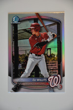 2025 Bowman Draft ELI WILLITS SSP IMAGE VARIATION REFRACTOR BDC-1 Nationals
