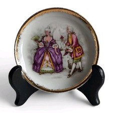 Vintage Germany Porcelain Butter Pat Pin Dish...