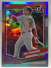 2023 Donruss #111 Jim Edmonds Career Stat Line #/500 St. Louis Cardinals
