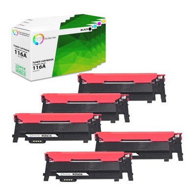 5PK TCT Premium For HP 116A BCYM Color Laser MFP 179fnw Compatible Toner