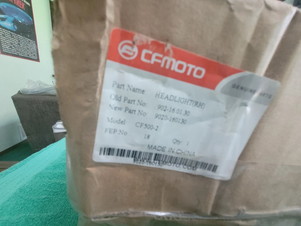 FAROS DERECHO E IZQUIERDO MODELOS CFMOTO UFORCE 2008-2014 NUEVOS CF500-2 Foto 3 de 4