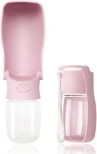 Hundetrinkflasche 350ml Faltbar Wasserflasche für Hunde mit Silikon