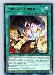 Runick Slumber TAMA-EN034 Tactical Masters Rare 1st Edition