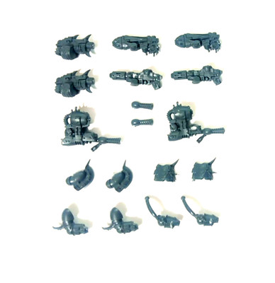 40k Death Guard Plague Marines Plague Belcher, Melta & Plasma Bits