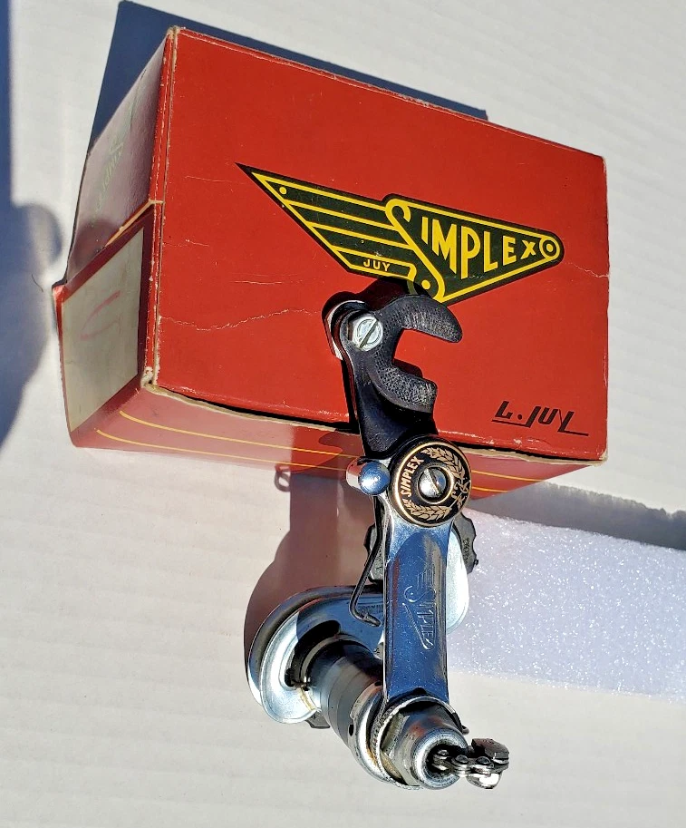 NOS Simplex Tour De France Rear Derailleur Bicycle Peugeot Raleigh 5 Spd Schwinn - Image 3 of 4