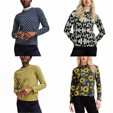 Image of Regatta Womens Orla Kiely Long Sleeve Bold Pattern Winter T-Shirt Top Tee