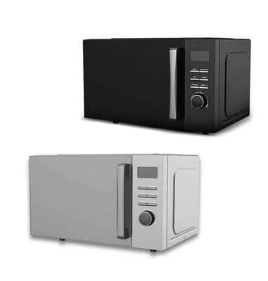 GEEPAS Digitale Mikrowelle 23L 5 Leistungsstufen 60 Min Timer 8 Voreinstellungsmodus 800W