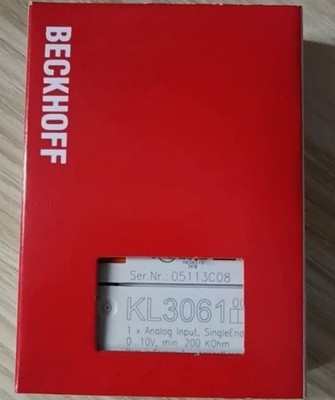 New In Box Beckhoff KL3061 PLC Module KL3061 KL3061 Free shipping