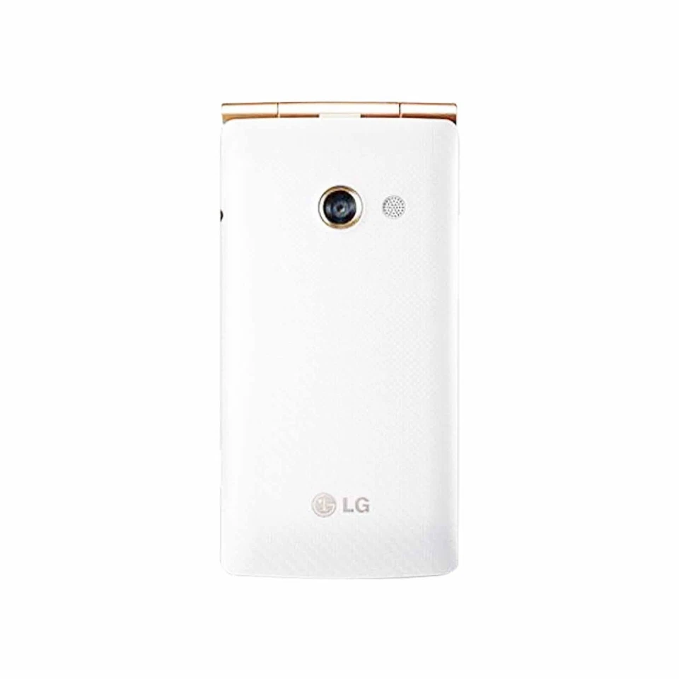 LG Wine Smart D486 White Unlocked 3G Android Flip Phone Keypad Touch 8MP 3.5in - Image 2 of 4
