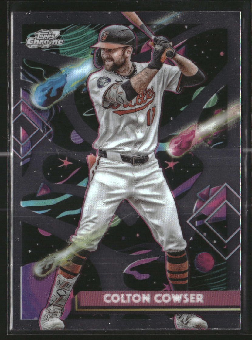 2025 Topps Chrome Cosmic Colton Cowser #3 Baltimore Orioles