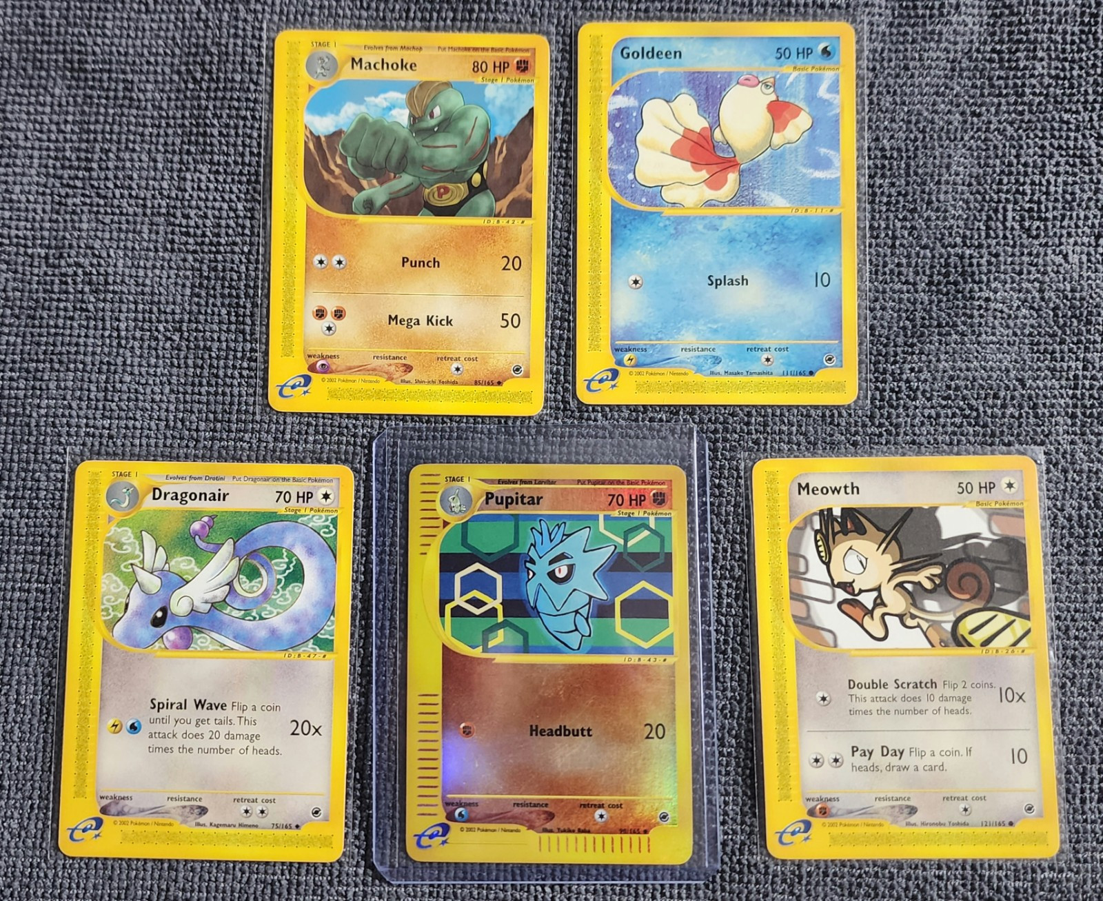 Pokemon Cards Expedition  E-reader Series 5 Card Lot Machoke Dragonair-image
